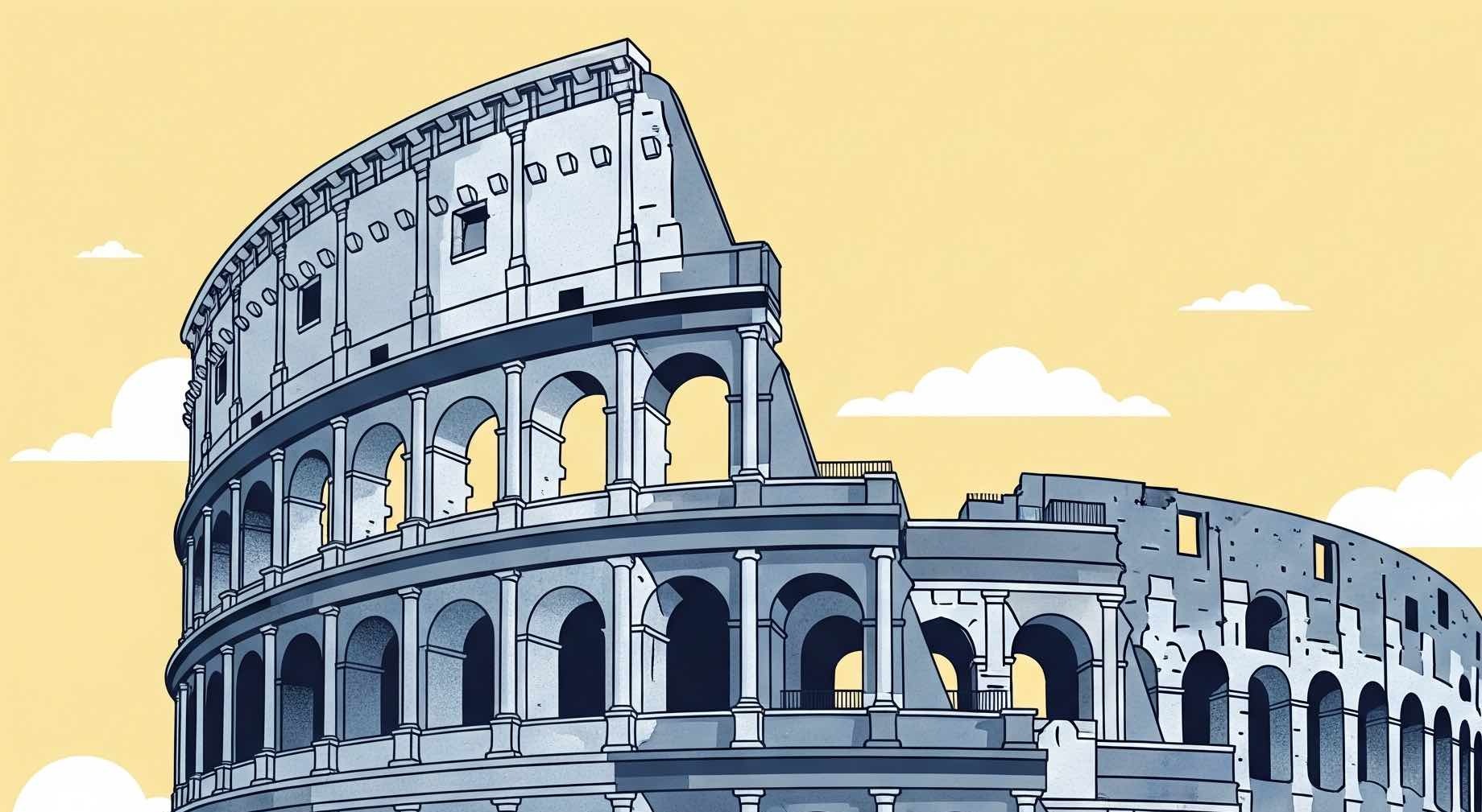 Un collage di paesaggi italiani, simbolo della missione di TheLivingItaly
